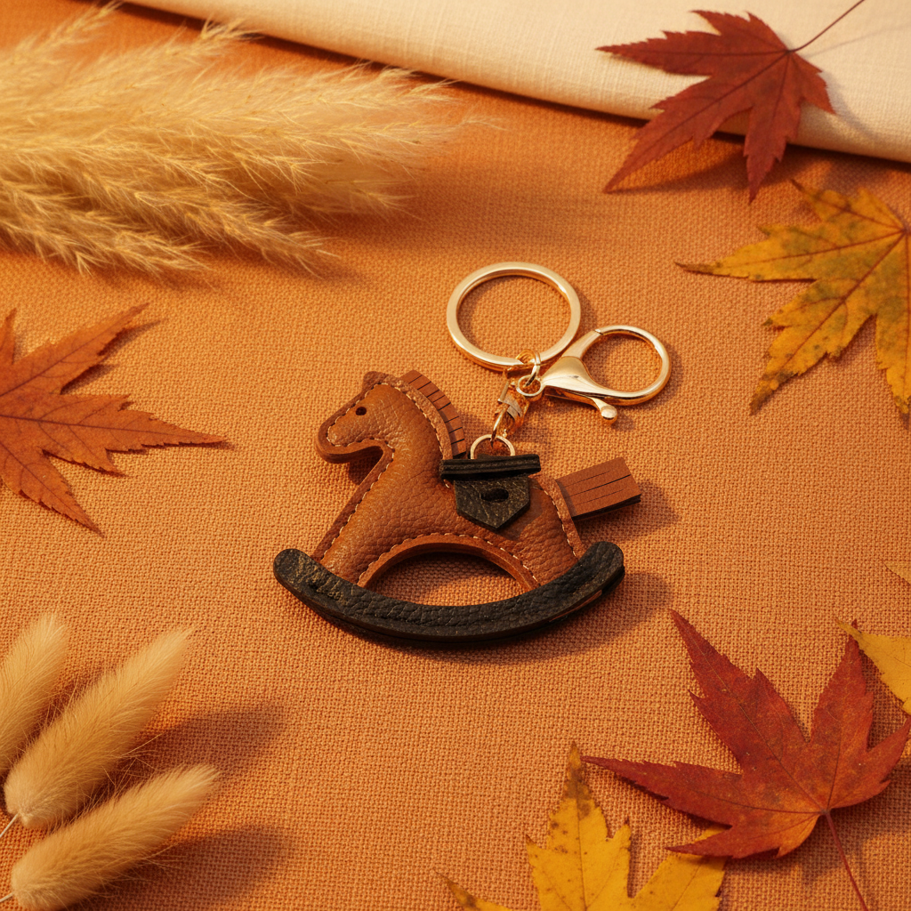 Brown Rocking Horse