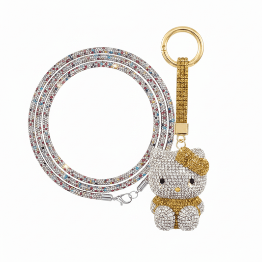 Noa Shimmer Gift Set3-set,aesthetic accessories,bag accessories,bundle,crystal-chic,cute designer inspired accessories,keychain