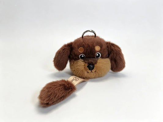 Nneka Plush Animal Charm & Coin Purse — Opens for Coins, Cards & Lipstick | GrinSquid