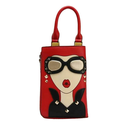 A soft 23 × 17cm crossbody with a zip and 50cm strap