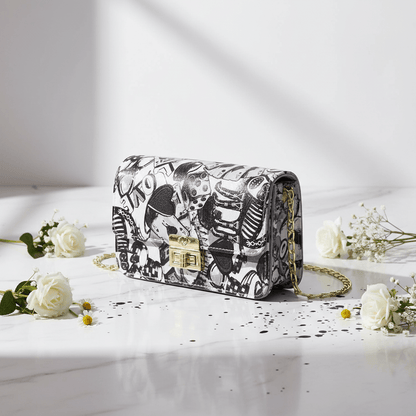 Black & White Graffiti Bag