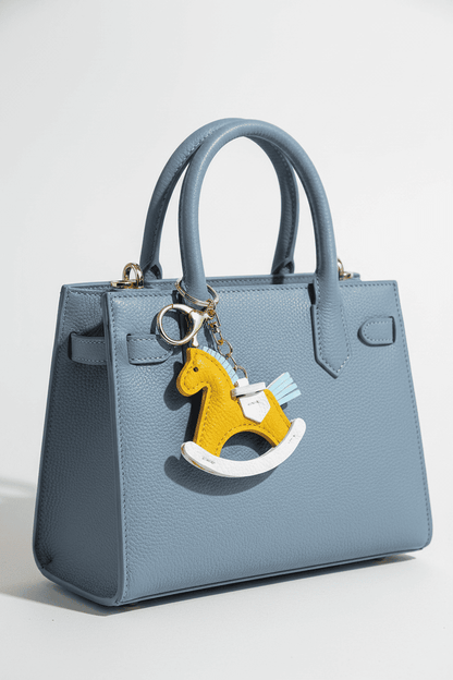 Chidera Flat PU Horse Bag Charm — 5 × 8cm Keychain | GrinSquid GrinSquid