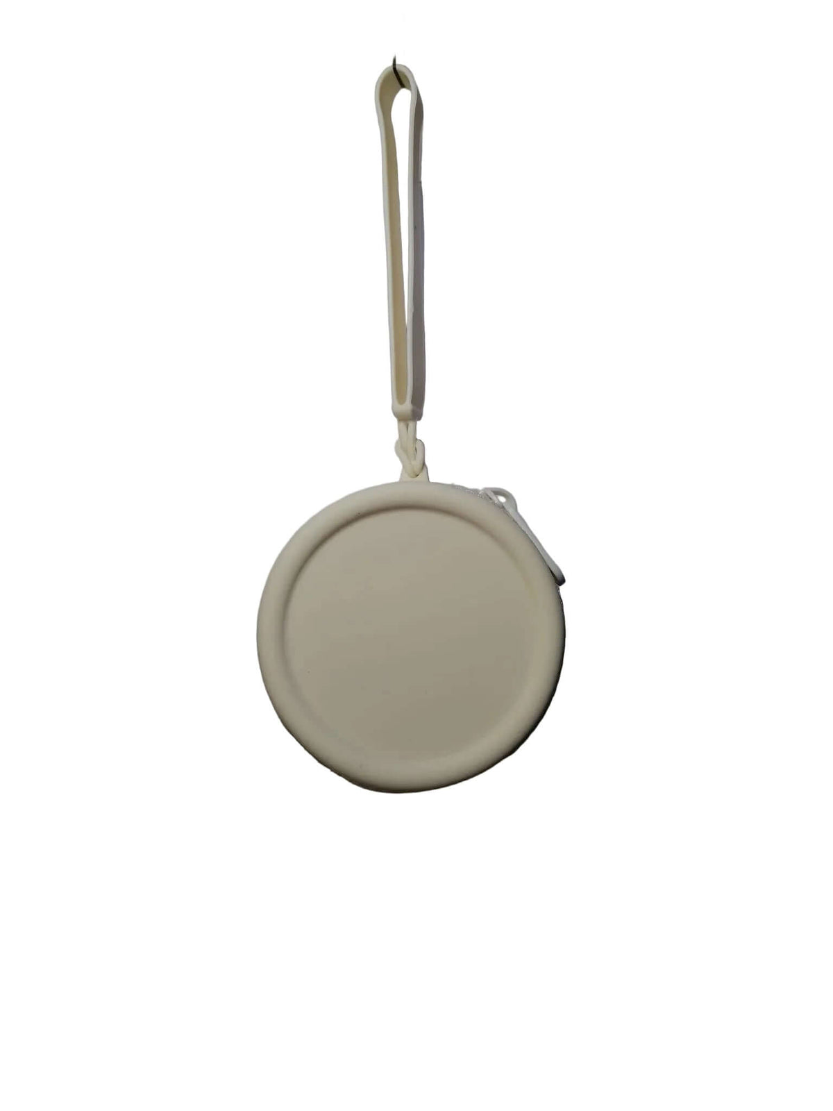 Ijeoma Round Silicone Coin Purse — Minimalist Zip Wrist Purse | GrinSquid GrinSquid