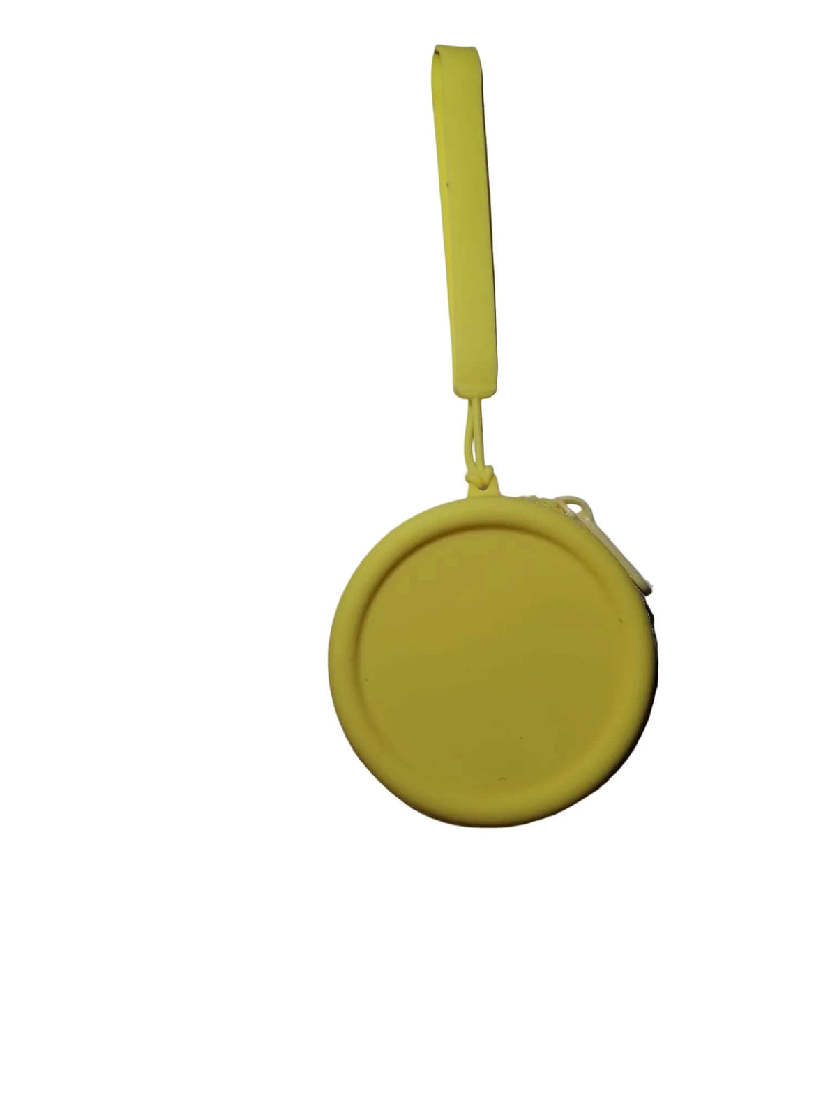 Ijeoma Round Silicone Coin Purse — Minimalist Zip Wrist Purse | GrinSquid GrinSquid