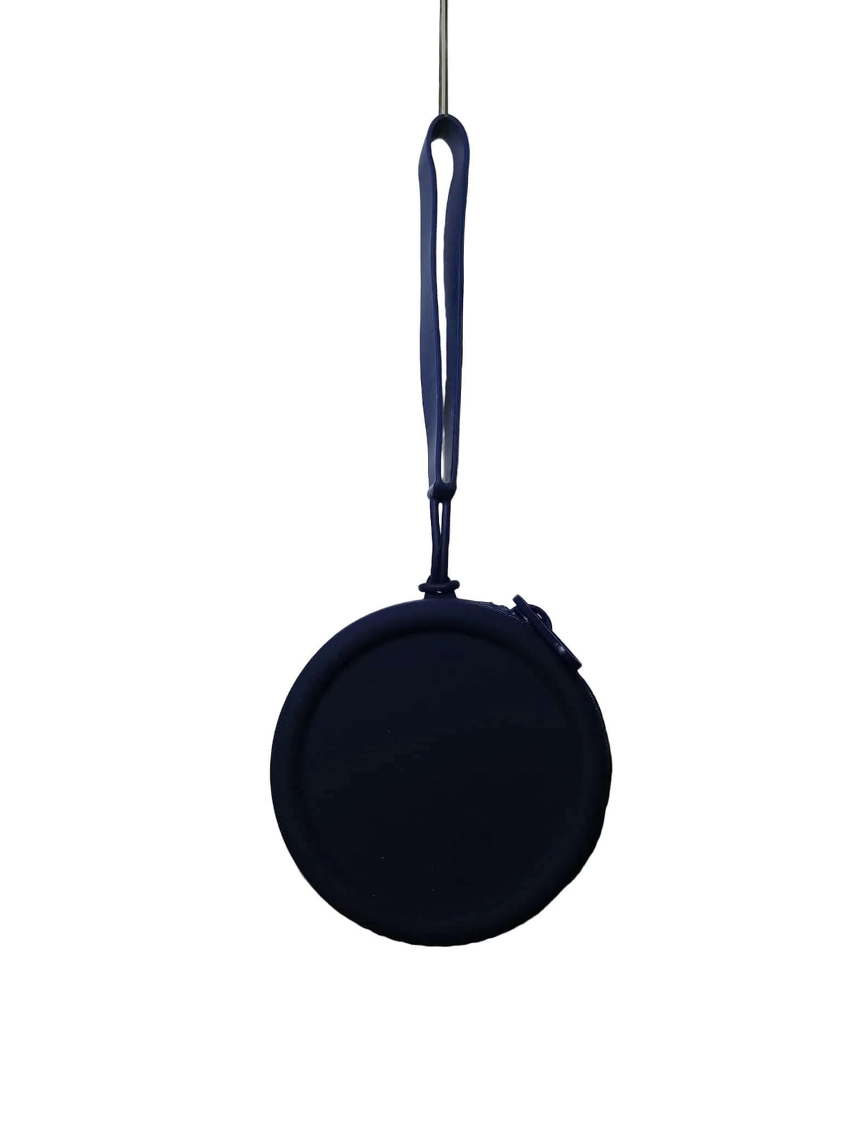 Ijeoma Round Silicone Coin Purse — Minimalist Zip Wrist Purse | GrinSquid GrinSquid