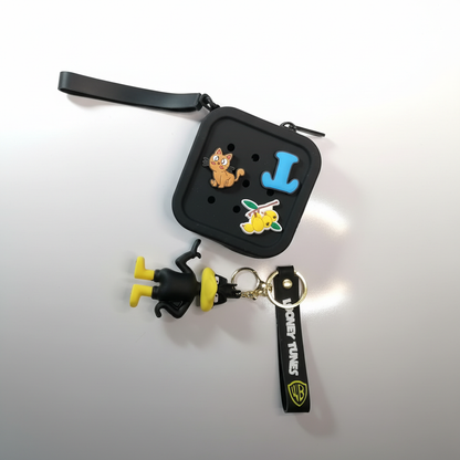 Daffy Duck black purse set