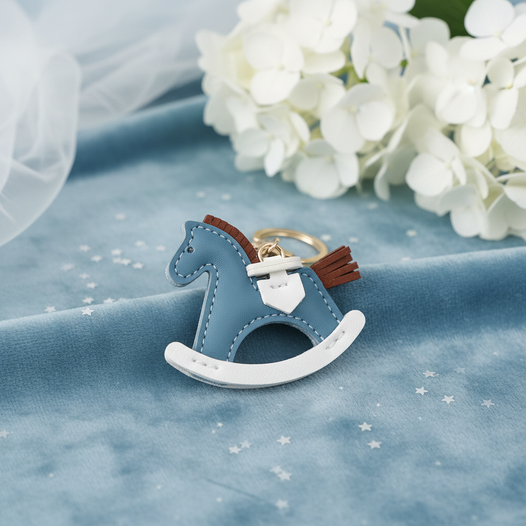 Dark Blue Rocking Horse