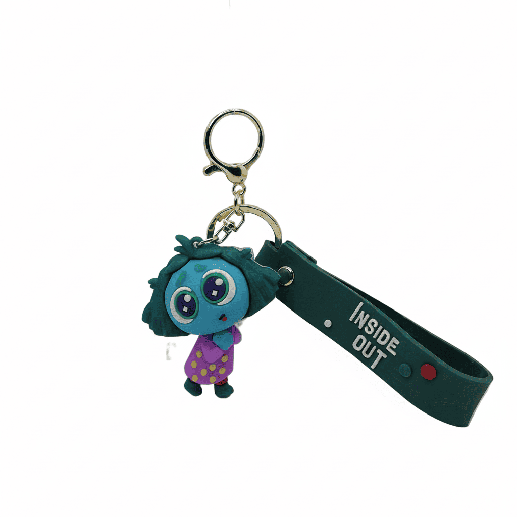 Keychain with character from 'Inside Out' on a white background