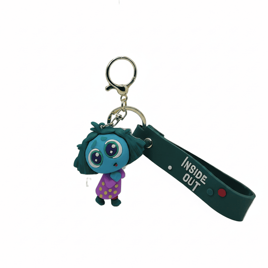 Keychain with character from 'Inside Out' on a white background