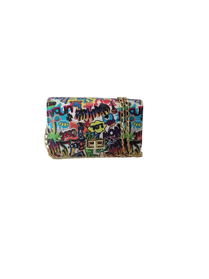 “Aisha Bags vibrant and lively fashion handbag in Black, Red, Green, and Multicolor”