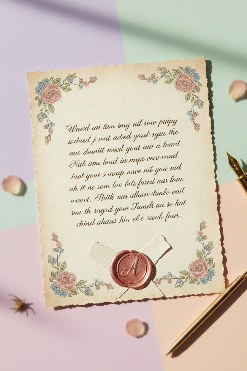 Personalised Note / Letter