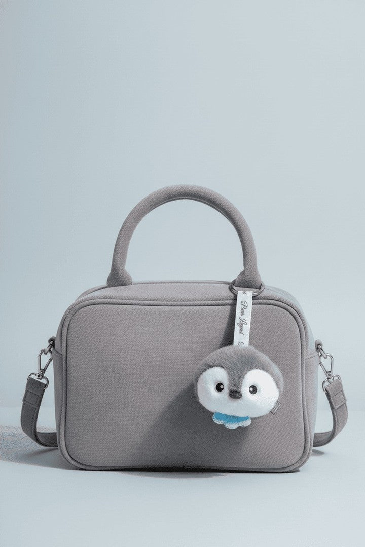 Nneka Plush Animal Charm & Coin Purse — Opens for Coins, Cards & Lipstick | GrinSquid