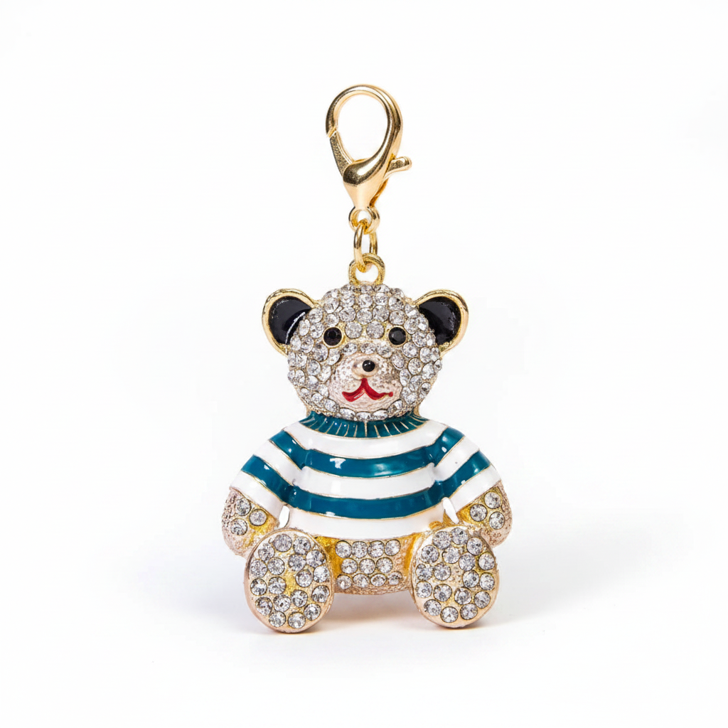 Kadi Teddy Keychain - Teal