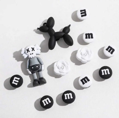 Shoe Charms for Crocs Three EVA shoe charms that push into any Crocs-style clog