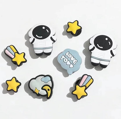Shoe Charms for Crocs Three EVA shoe charms that push into any Crocs-style clog