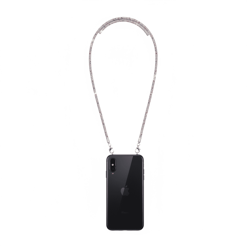Lena Lanyard on Phone - Oval Loop