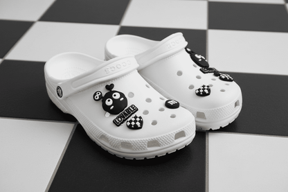 Shoe Charms for Crocs Three EVA shoe charms that push into any Crocs-style clog