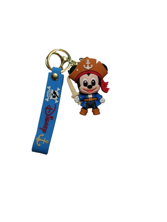 kitsch pirate keychain Stitch Goofy design