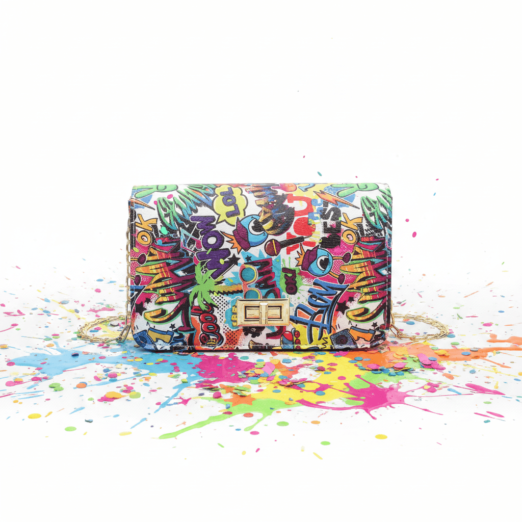 Multicolour Graffiti Bag
