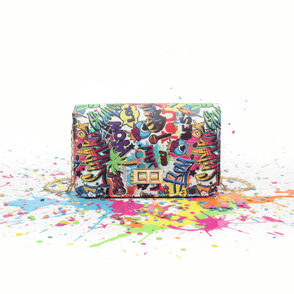 Multicolour Graffiti Bag