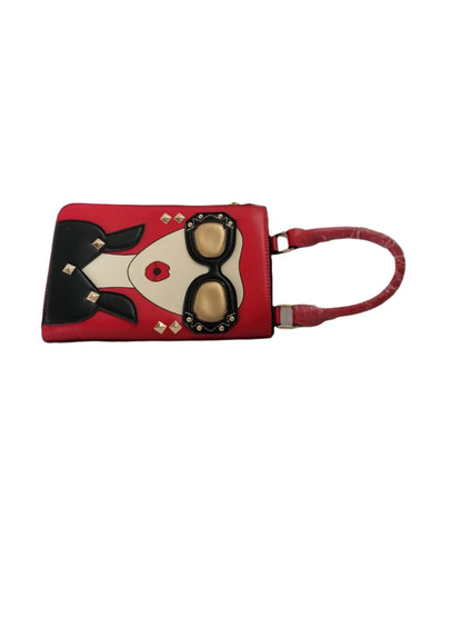 Amani Bags Stainless Steel Trolley Coin Bag for Women close up premium accessory view”