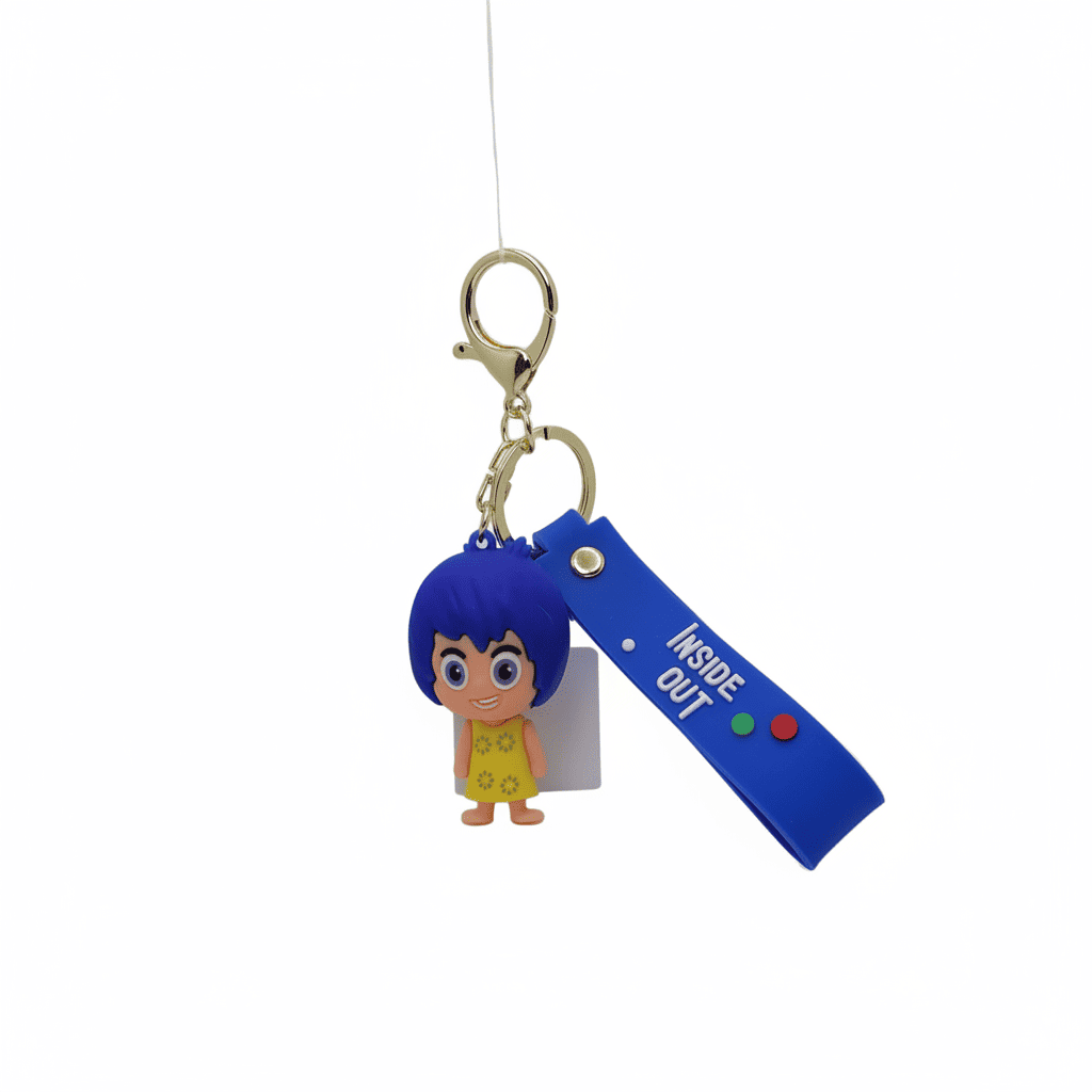 Keychain with character from 'Inside Out' on a white background