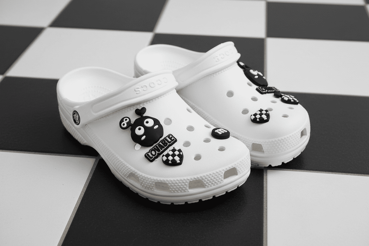 Shoe Charms for Crocs Three EVA shoe charms that push into any Crocs-style clog