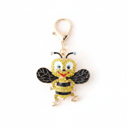 Siba Bee Keychain - Black Wings