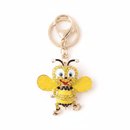 Siba Bee Keychain - Yellow Wings