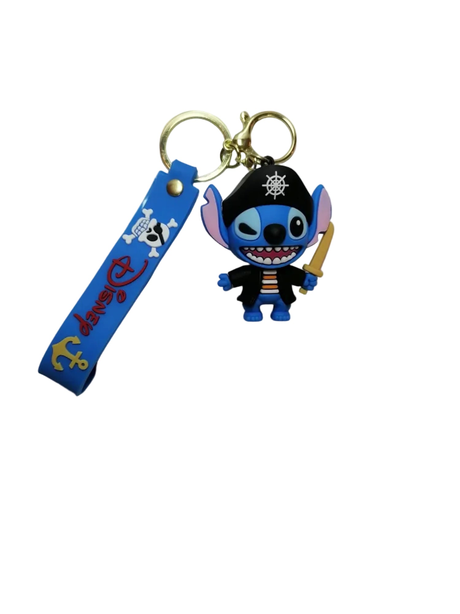 kitsch pirate keychain cute anime keyring