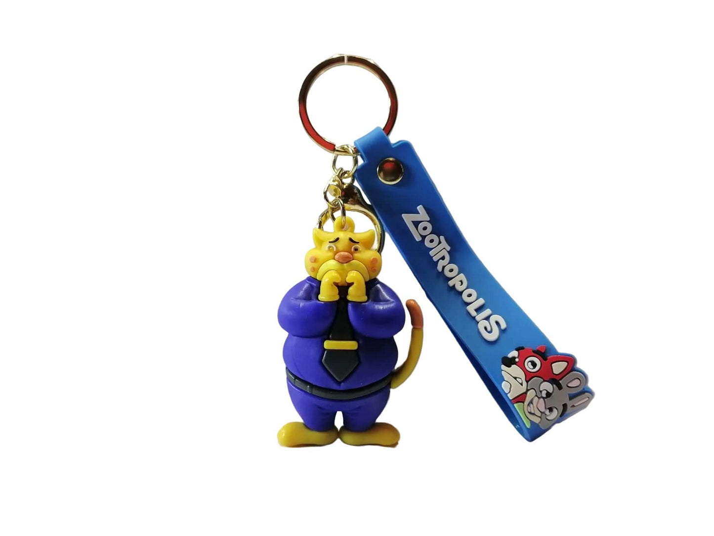  Yellow cartoon animal keyring bag charm