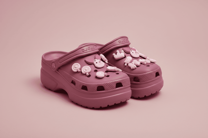 Tobe Shoe Charms  — 3-Piece EVA Charm Set | GrinSquid 