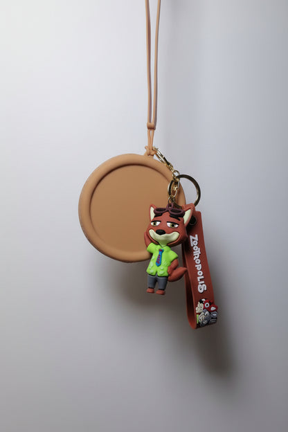 Tomike Matching Keychain & Coin Purse Bundle Set